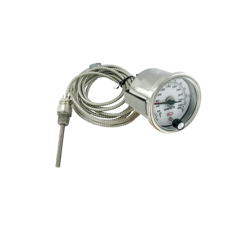 Dwyer Instruments Remote reading thermometer with switch, range -40 to 120 Degrees F (-40 to 50 Degrees C) RRT3120U